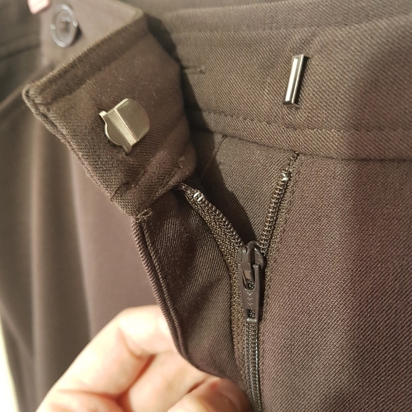 Lane Bryant Dressy Wide Leg Cropped Pants Capris With Button Detail - Picture 6 of 10